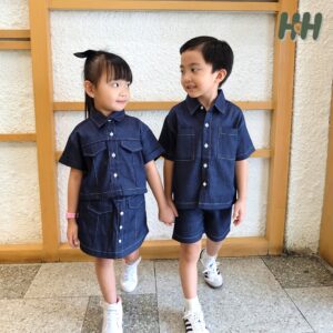 JISOO | Denim Girls Skort